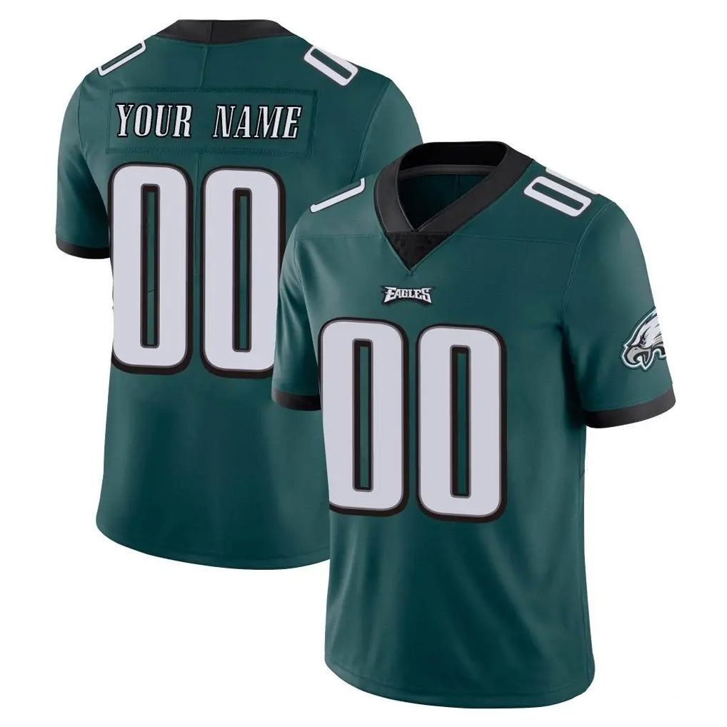 Parkc Custom P.Eagles Team Color Green Vapor Untouchable Home Game Any Name & Numbers Stitched Jerseys