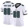 Parkc Custom P.Eagles White Limited Vapor F.U.S.E. Home Game Any Name & Numbers Stitched Jerseys