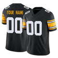 Parkc Custom P.Steelers Black Limited Alternate Vapor F.U.S.E. Home Game Any Name & Numbers Stitched Jerseys