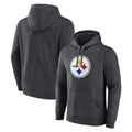 Parkc Custom P.Steelers Gray Pullover Hoodies Limited Any Name & Numbers  Stitched Jerseys