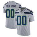 Parkc Custom S.Seahawks Gray Limited Vapor Untouchable Home Game Any Name & Numbers Stitched Jerseys