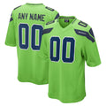 Parkc Custom S.Seahawks Green Home Game Any Name & Numbers Stitched Jerseys