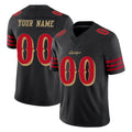 Parkc Custom SF.49ers Black Limited Rivalries Collection Home Game Any Name & Numbers Stitched Jerseys