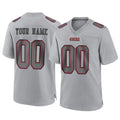 Parkc Custom SF.49ers Gray Atmosphere Fashion Home Game Any Name & Numbers Stitched Jerseys