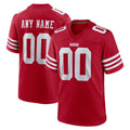 Parkc Custom SF.49ers Red Game Home Any Name & Numbers Stitched Jerseys