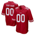 Parkc Custom SF.49ers Red Home Game Any Name & Numbers Stitched Jerseys