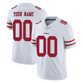 Parkc Custom SF.49ers White Limited Vapor Untouchable Home Game Any Name & Numbers Stitched Jerseys
