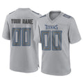 Parkc Custom T.Titans Gray Atmosphere Fashion Home Game Any Name & Numbers Stitched Jerseys