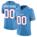 Parkc Custom T.Titans Light Blue Team Vapor F.U.S.E. Limited Home Game Any Name & Numbers Stitched Jerseys