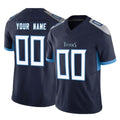 Parkc Custom T.Titans Navy Limited Vapor F.U.S.E. Home Game Any Name & Numbers Stitched Jerseys
