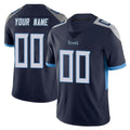 Parkc Custom T.Titans Navy Limited Vapor Untouchable Home Game Any Name & Numbers Stitched Jerseys