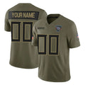 Parkc Custom T.Titans Olive Limited 2025 Salute to Service Home Game Any Name & Numbers Stitched Jerseys