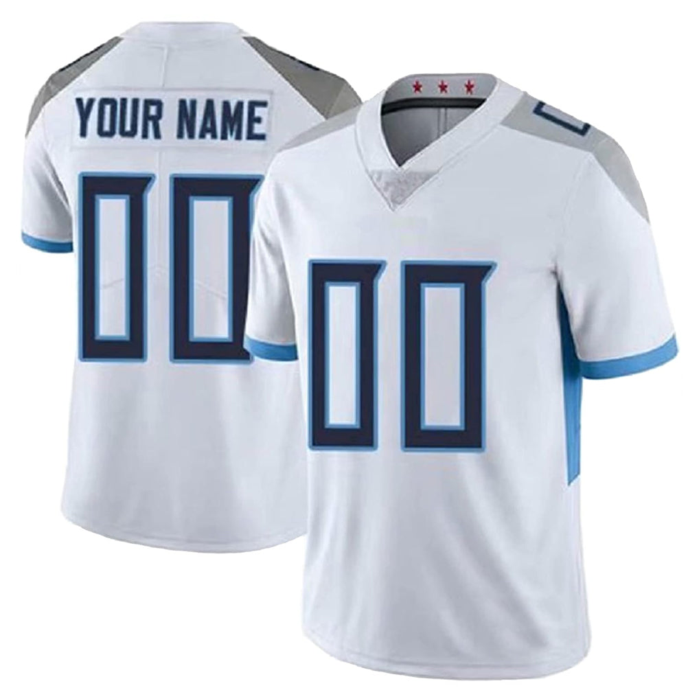 Parkc Custom T.Titans White 2025 Vapor Limited Home Game Any Name & Numbers Stitched Jerseys