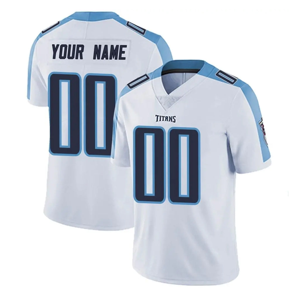 Parkc Custom T.Titans White Limited Vapor Untouchable Home Game Any Name & Numbers Stitched Jerseys