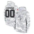 Parkc Custom TB.Buccaneers Arctic Camo Limited Salute to Service Pullover Hoodies Game Any Name & Numbers Stitched Jerseys