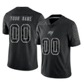 Parkc Custom TB.Buccaneers Black Reflective Limited Home Game Any Name & Numbers Stitched Jerseys