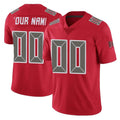 Parkc Custom TB.Buccaneers Red Limited Color Rush Home Game Any Name & Numbers Stitched Jerseys