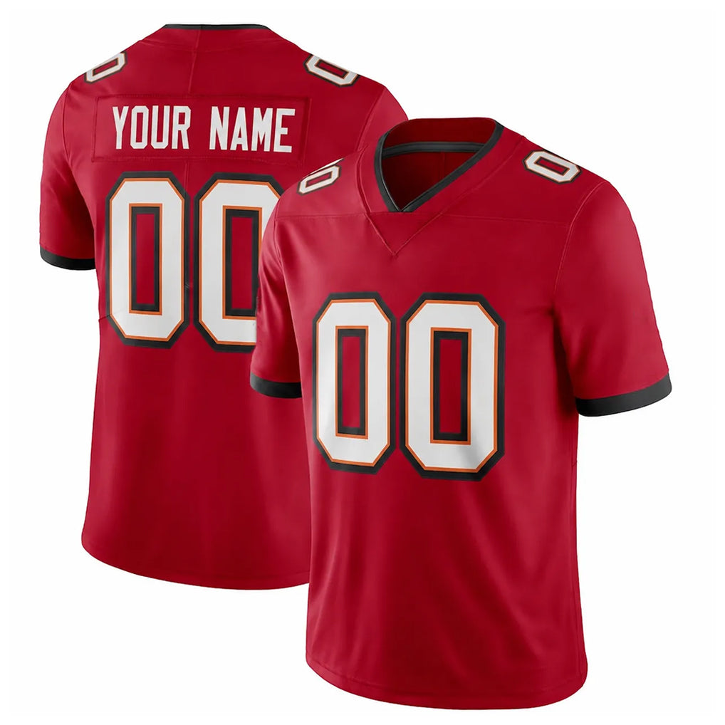 Parkc Custom TB.Buccaneers Red Limited Vapor F.U.S.E. Home Game Any Name & Numbers Stitched Jerseys