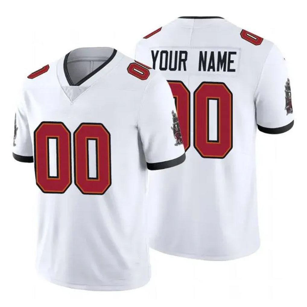 Parkc Custom TB.Buccaneers White Limited Vapor Untouchable Home Game Any Name & Numbers Stitched Jerseys