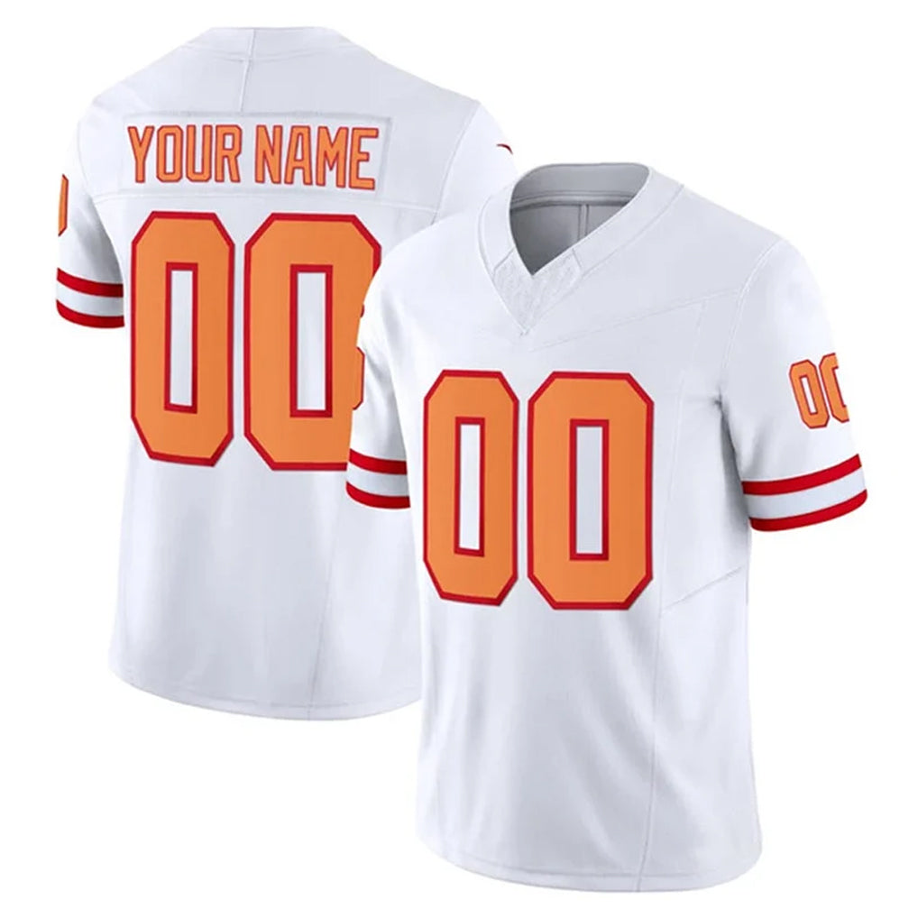 Parkc Custom TB.Buccaneers White Limited '76 Vapor F.U.S.E. Home Game Any Name & Numbers Stitched Jerseys