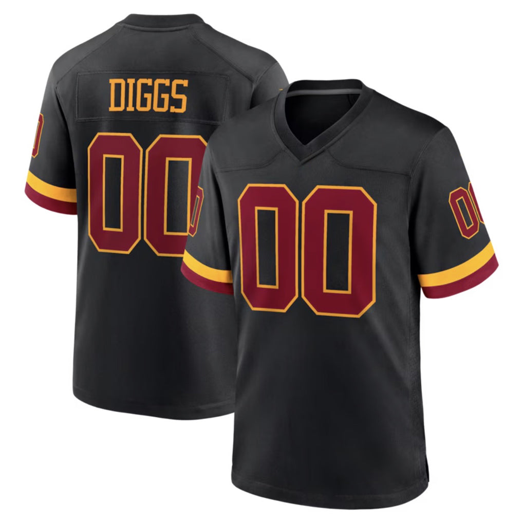 Parkc Custom W.Commanders Black Limited Home Game Any Name & Numbers Stitched Jerseys
