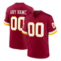 Parkc Custom W.Commanders Burgundy Game Home Any Name & Numbers Stitched Jerseys