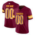 Parkc Custom W.Commanders Burgundy Limited Vapor Home Game Any Name & Numbers Stitched Jerseys