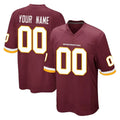 Parkc Custom W.Commanders Burgundy Team Color Home Game Any Name & Numbers Stitched Jerseys