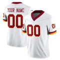 Parkc Custom W.Commanders White Limited Vapor F.U.S.E. Home Game Any Name & Numbers Stitched Jerseys