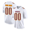 Parkc Custom W.Commanders White Tundra Fashion Home Game Any Name & Numbers Stitched Jerseys