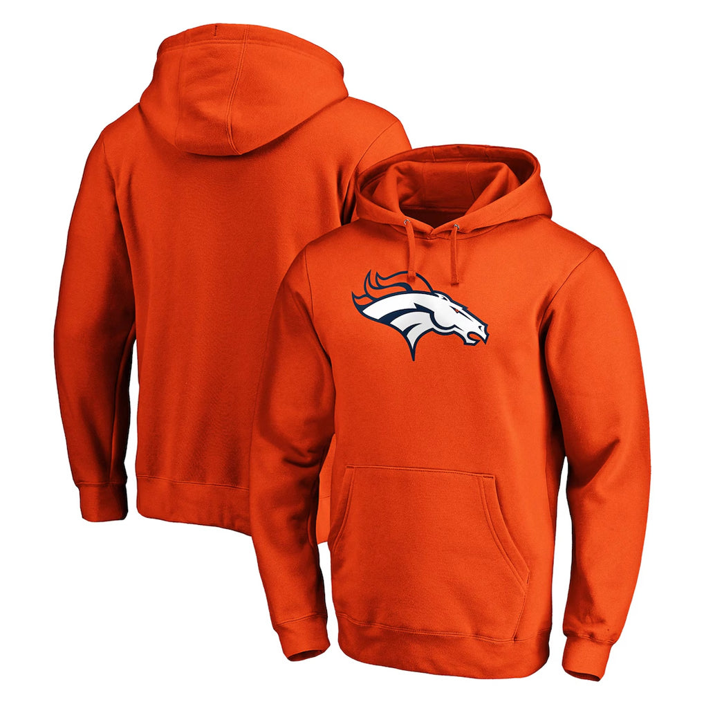 Parkc D.Broncos Orange Pullover Hoodie Limited Blank Player Stitched Jerseys