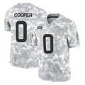Parkc D.Broncos #0 Jonathon Cooper Player Arctic Camo Salute To Service Limited Stitched Jerseys