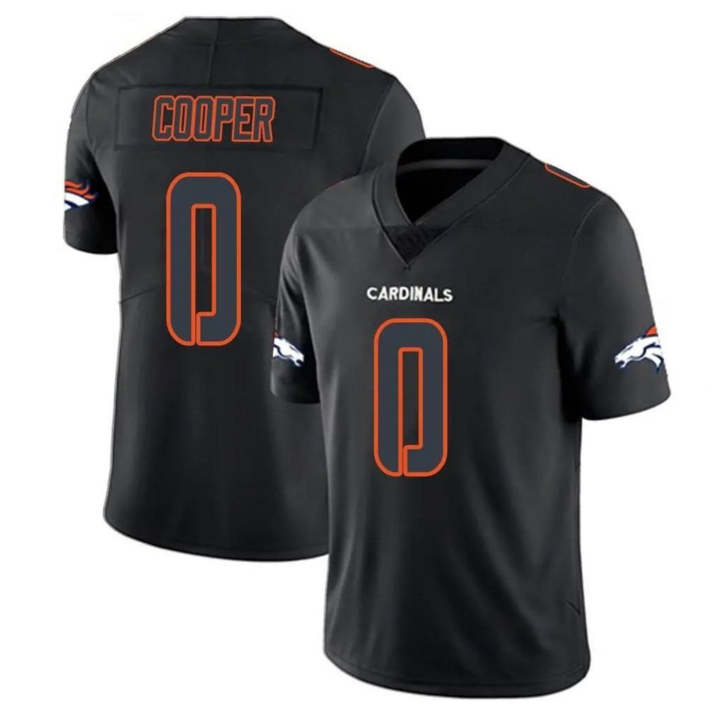 Parkc D.Broncos #0 Jonathon Cooper Player Black Impact Limited Game Stitched Jerseys