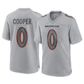 Parkc D.Broncos #0 Jonathon Cooper Player Gray Atmosphere Fashion Limited Game Stitched Jerseys