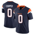 Parkc D.Broncos #0 Jonathon Cooper Player Navy Limited Vapor F.U.S.E. Home Game Stitched Jerseys
