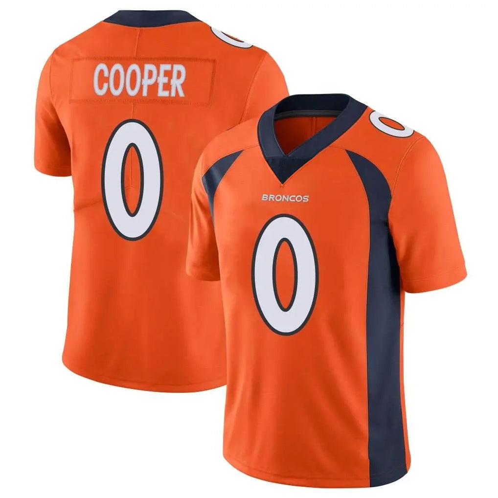 Parkc D.Broncos #0 Jonathon Cooper Player Orange Color Vapor Untouchable Limited Game Stitched Jerseys