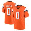 Parkc D.Broncos #0 Jonathon Cooper Player Orange Home Game Stitched Jerseys