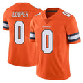 Parkc D.Broncos #0 Jonathon Cooper Player Orange Vapor Untouchable Limited Home Game Stitched Jerseys