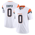 Parkc D.Broncos #0 Jonathon Cooper Player White Limited Vapor F.U.S.E. Home Game Stitched Jerseys