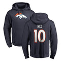 Parkc D.Broncos #10 Bo Nix Player Navy Pullover Hoodie Limited Stitched Jerseys
