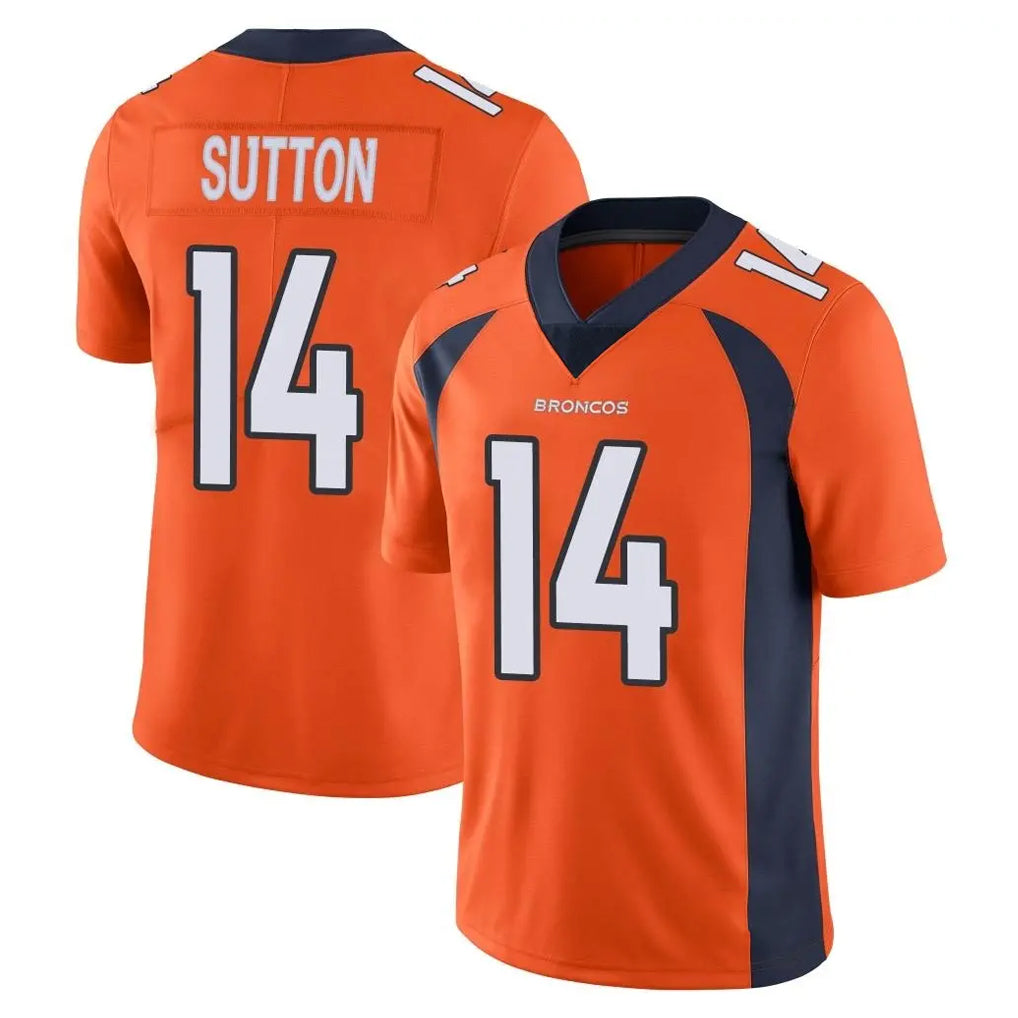 Parkc D.Broncos #14 Courtland Sutton Player Orange Color Vapor Untouchable Limited Game Stitched Jerseys