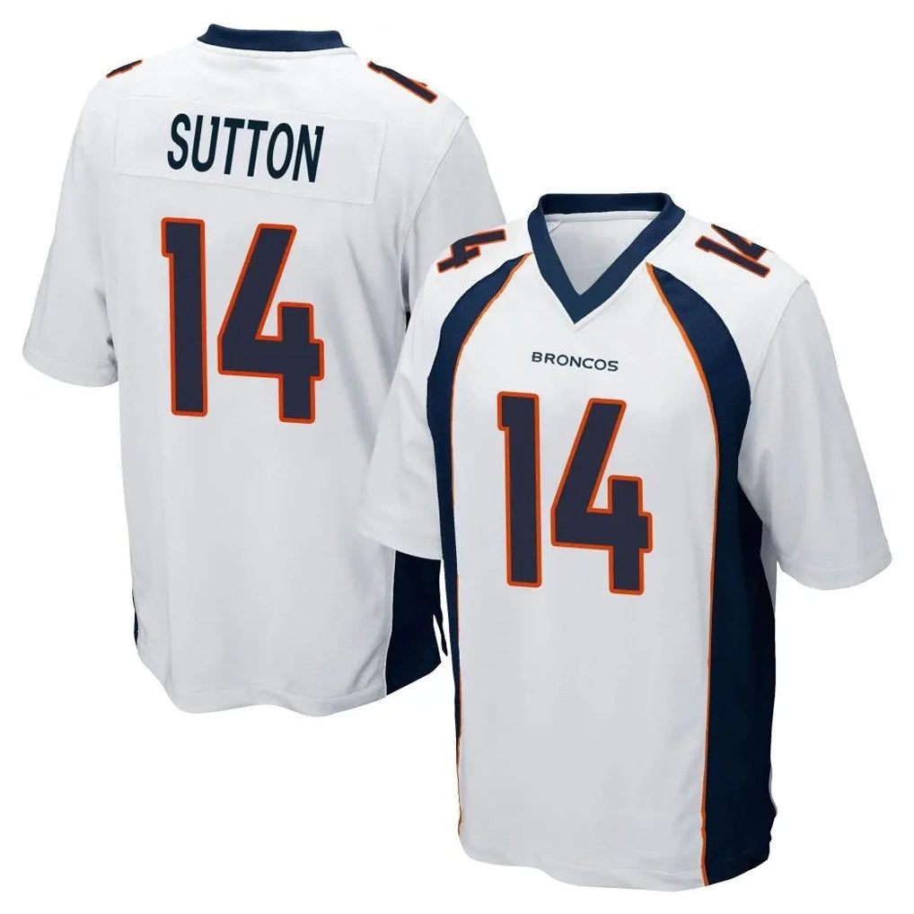 Parkc D.Broncos #14 Courtland Sutton Player White Game Stitched Jerseys