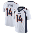 Parkc D.Broncos #14 Courtland Sutton Player White Vapor Untouchable Limited Home Game Stitched Jerseys