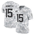 Parkc D.Broncos #15 Nik Bonitto Player Arctic Camo Salute To Service Limited Stitched Jerseys