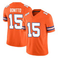 Parkc D.Broncos #15 Nik Bonitto Player Orange Limited Alternate Vapor F.U.S.E. Throwback Game Stitched Jerseys