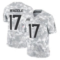 Parkc D.Broncos #17 Jaylen Waddle Player Arctic Camo Salute To Service Limited Stitched Jerseys