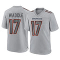 Parkc D.Broncos #17 Jaylen Waddle Player Gray Atmosphere Fashion Limited Game Stitched Jerseys