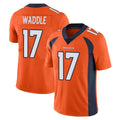 Parkc D.Broncos #17 Jaylen Waddle Player Orange Color Vapor Untouchable Limited Game Stitched Jerseys