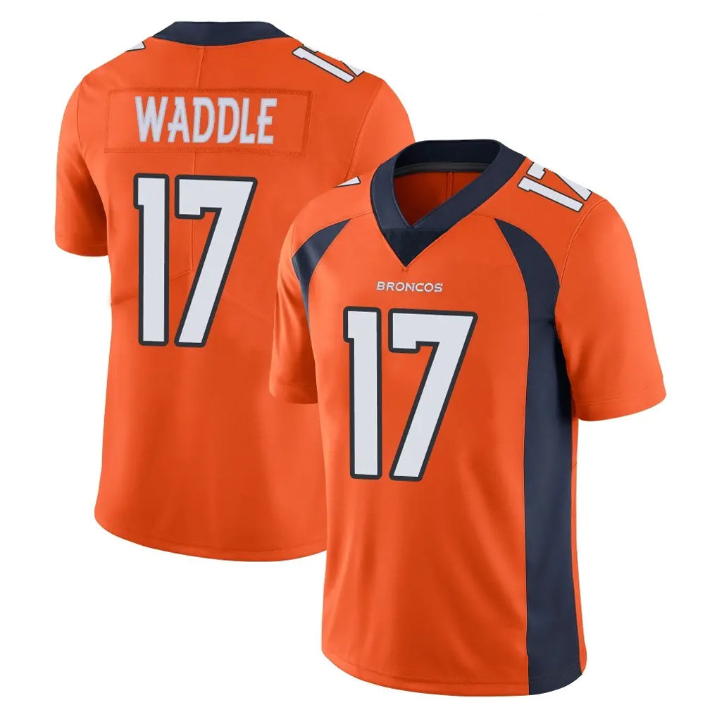 Parkc D.Broncos #17 Jaylen Waddle Player Orange Color Vapor Untouchable Limited Game Stitched Jerseys