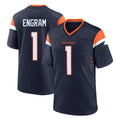 Parkc D.Broncos #1 Evan Engram Player Navy Home Game Stitched Jerseys